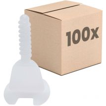 Dalsys - Fliesen Nivelliersystem, Verlegehilfe Set, Fliesenleger Werkzeug, ergonomisch - 3mm 100 Laschen