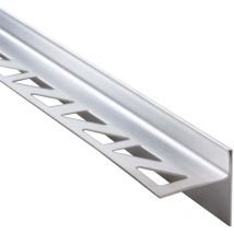 Gefällekeil Dusche, Gefälleprofil, Silber Duschprofil für begehbare Dusche, Edelstahl korrosionsbeständig - Gefälleprofil 200cm, Höhe 10mm, Rechts