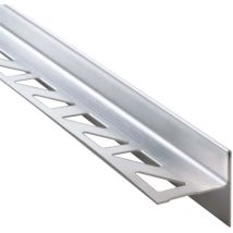 Dalsys - Gefällekeil Dusche, Gefälleprofil, Silber Duschprofil für begehbare Dusche, Edelstahl korrosionsbeständig - Gefälleprofil 98cm, Höhe 12,5mm,