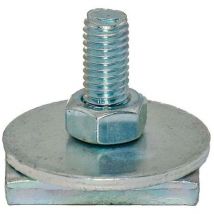 Hammerkopfschraube Für Montageschiene 38/40 Silber, Zur Anwendung An Einer Installationsschiene, Verzinkter Stahl - M8x100, 50 Stück - Dalsys