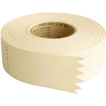 Fugendeckstreifen mit Falzrille aus Papier Weiß 75m, Fugenband, Bewehrungsstreifen zum Verspachteln von Gipskartonplatten, rissfest - 20 Rollen