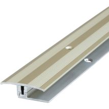 Profilé de transition pour revêtement de 8mm d'épaisseur - 90cm Champagne