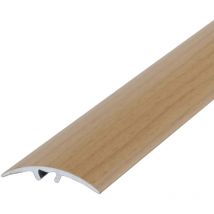 Profilé de transition Profilé d'adaptation avec matériel de fixation - 90cm x 30mm Hêtre