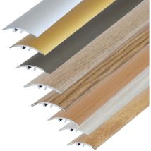 Profilé de transition Profilé d'adaptation avec matériel de fixation - 180cm x 30mm Champagne