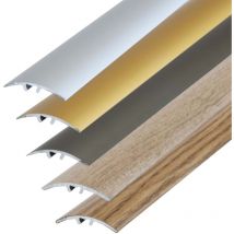 Profilé de transition Profilé d'adaptation avec matériel de fixation - 180cm x 40mm Champagne