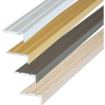 Treppenkantenprofil Selbstklebend - 135cm X 25mm X 10mm Eiche Hell