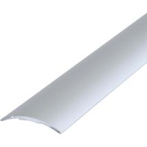Dalsys - bergangsprofil Ausgleichsprofil, selbstklebend - 186cm x 60mm Silber