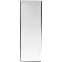 Ebuy24 - Miroir rectangulaire en aluminium 193x67cm - Noir - Dalton