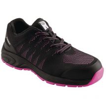 Damensicherheitsschuh GirlStar 5180 Größe 39 w. 7 schwarz/pink S1P src en iso 20344/20345 Polyester
