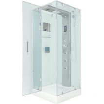 Dampfdusche Duschtempel Sauna Dusche Duschkabine D38-10l2 90x90 Cm Ohne 2k Scheiben Versiegelung