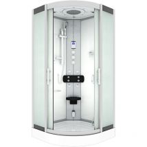 Dampfdusche Duschtempel Sauna Dusche Duschkabine D46-10m3-ec 90x90 Cm Mit 2k Scheiben Versiegelung