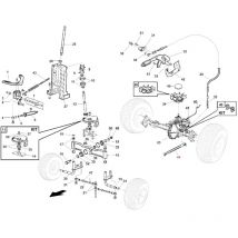 Dämpfer für Traktormodelle pg sr original Gianni Ferrari 00777600177