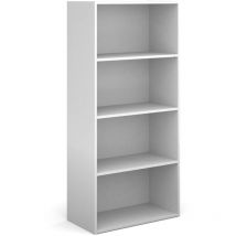 Bookcase with 3 Shelves - White - Dams International