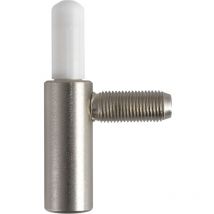 Twin Bandunterteil für Holzzargen (Türbeschlag), Türband Edelstahloptik - Dana