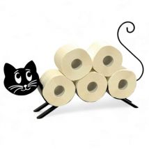 Dandibo - Porte-Papier Toilette Design Chat Autoportant 96622 Porte-Roules wc Support Papier Toilette Porte-Papier wc