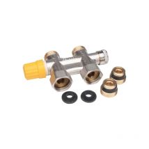 Danfoss - 013G4742 vhs-un 3/4 straight twin-pipe body for universal radiators, center distance 50, rad 1/2