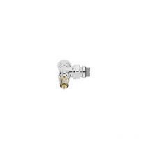 Danfoss - Corps équerre de robinet chromé RA2000 réglable ra-ncx 15 - 1/2 (15/21)