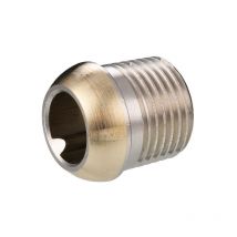 Danfoss - Nippel kurz für ra, rav(l), rlv, avdo r 3/8' gekürzt 6mm, Gesamtlänge 22mm