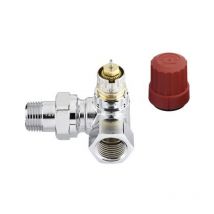 Danfoss - ra nc Fermeture de radiateur thermostatique 1/2 bi du double angle droite droite chrome