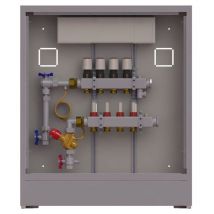 Danfoss - Station UnoFloor Comfort 2R 2 hk, rechts mit AB-PM-Set, 230V