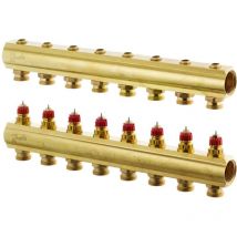 Verteiler für Fussbodenheizungen FHF-8 8 Kreise, ohne Durchflussanzeigeeige - Danfoss