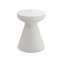 Drawer - Tabouret en fibre de ciment H45cm - Blanc - danli