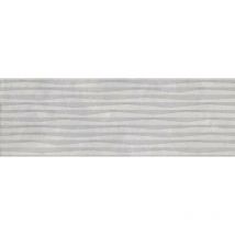 Carrelage mur à relief effet béton blanc perlé 32x99 cm danxia banawe-r blanco (vendu par boite de 1,27m2)
