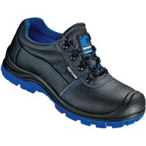 Danzig Halbschuhe CRAFTLAND Schwarz/Blau – EN ISO 20345 S1 SRC – Größe 39 – Rindsleder – Antistatisch – Rutschhemmende Sohle