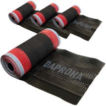 Bande de faîtage, rouleau de faîtage Alu Super Vent 5m, faîtière enroulable pour une couverture optimale de l'épi de faîtage, colle super butyle