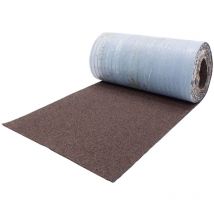 Bardeaux de toit, couverture de faîtage 5m x 32cm bande de faîtage en bitume pour abri de jardin, abri de voiture, nichoir - Brun - Daprona