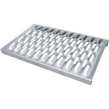 Caillebotis pour ramoneurs, Grille robuste, Utilisable comme issue de secours - Argent, 60cm - Daprona