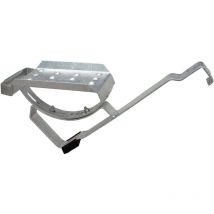 Dachtritt Set Für Gewellte Dachziegel, Dachtritte Für Schornsteinfeger, Inkl. Montagematerial Für Sichere Dachbegehung - Silber, 25cm - Daprona