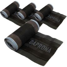 Firstband, Firstrolle Alu Super Vent 5m, Rollfirst Für Eine Optimale Dachfirst Abdeckung, Super Butylkleber - Anthrazit, 4 Rollen, 320mm - Daprona