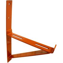 Laufroststütze für Dachtritt und Laufrost, Wandmontage, Dachtritte für Schornsteinfeger, sicherer Kamin-Zugang - Ziegelrot, 25cm - Daprona