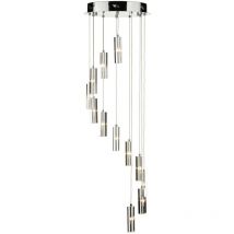 Dar Lighting - dar galileo - Lampada a sospensione a led a grappolo Cromo lucido, 12x G4