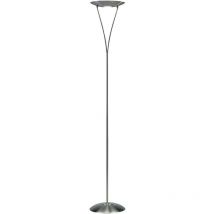 Dar opus - Lampada da terra Uplighter Cromo Satinato