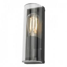 Dar Lighting - dar quenby - Applique murale encastrable au plafond Anthracite IP65, 1x E27
