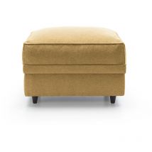 Darcy Footstool - color Mustard - Mustard