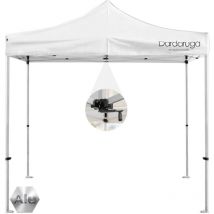 Gazebo Alluminio richiudibile 3X3m Pieghevole a Fisarmonica - Dardaruga