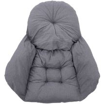 Dark Gray Single Egg-shaped Hanging Basket Seat Cushion Swing Chair Cushion