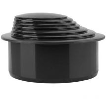Karmat - Graphite Gutter Down Pipe Downpipe Downspout Reducer 110mm to Any Size Reduction