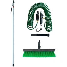Darlac DP560 Telescopic Pole Handle 2.44m Swop Top + Brush + Spiral Hose Pipe