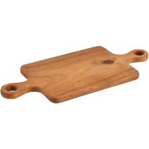 Servierbrett aus natürlichem Akazienholz, Maße 40x18x1,5cm St. Ignatius SG-4485