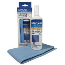 Dataflash - spray limpiador & paño de microfibra para pantallas