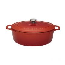 Chasseur - daubière de hierro fundido esmaltado 33cm rojo - puc 473358