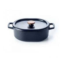 Daubière in ghisa smaltata 31cm nera - 15141314 Beka