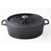 daubière in ghisa smaltata 35cm tortora - puv403357 - invicta