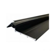 Davanzale porta 93 cm con guarnizione - anodizzato nero