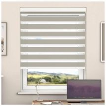 Newedgeblinds - Day And Night Zebra Roller Blind with Cassette(Peach, 160cm x 220cm)