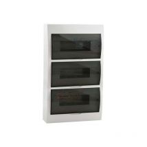 Kanlux - Tableau Électrique mural Blanc / gris 3x12P Modules